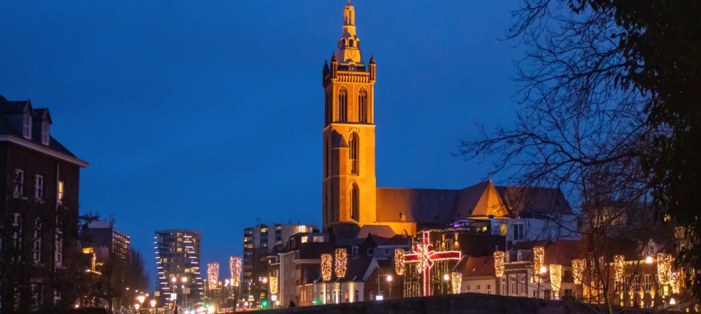 Stenen Brug Roermond sfeerverlichting